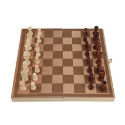 image-32pcs High-Grade Funny Folding Wooden Chess Set