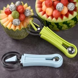 image-Three-in-one Multi-purpose Fruit Ball Excavator Spoon