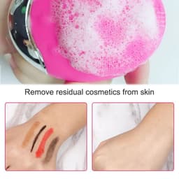 image-Electric Face Cleaner Sonic Silicond Facial Cleansing Brush Electric