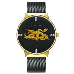 image-Simple Stainless Steel Mesh Belt Quartz Watch For Men