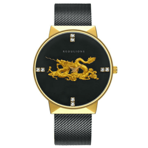 image-Simple Stainless Steel Mesh Belt Quartz Watch For Men