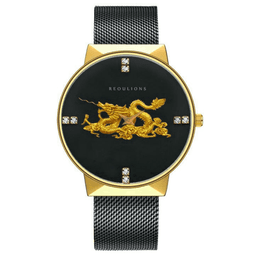 image-Simple Stainless Steel Mesh Belt Quartz Watch For Men
