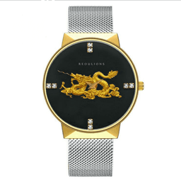 image-Simple Stainless Steel Mesh Belt Quartz Watch For Men