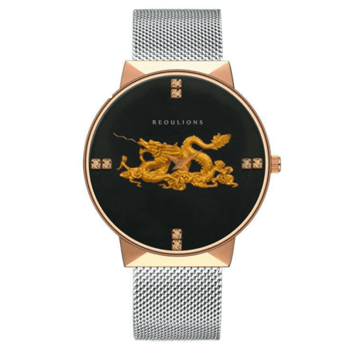 image-Simple Stainless Steel Mesh Belt Quartz Watch For Men