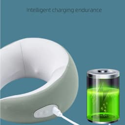 image-U Neck Massager With Heat And Kneading Massage Cordless Design Neck