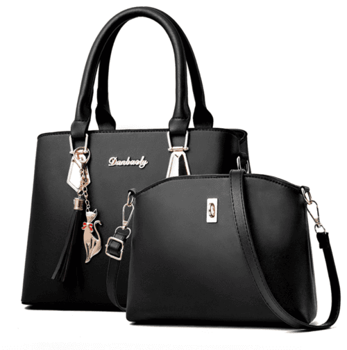 image-High Quality Two-Piece PU Handbag For Women