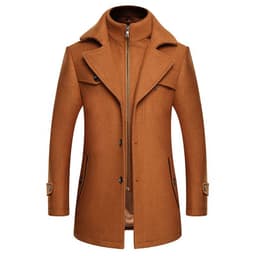 image-Lansboter Wool Coat Men Grey 4XL Winter