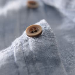 image-Men's Linen Casual Shirt - Khaki 3XL Short Sleeve