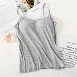 image-Modal Camisole with Chest Pad - Women's Bra-Top