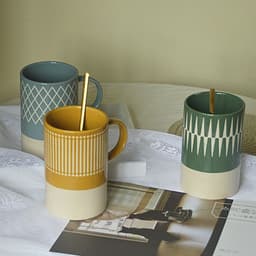 image-Creative Ceramic Mug Office Water Couple Cup