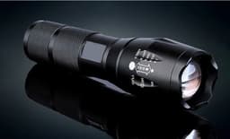 image-Portable Mini Flashlight LED ZOOM Torch Hunting Zoomable Flashlight Torch Light