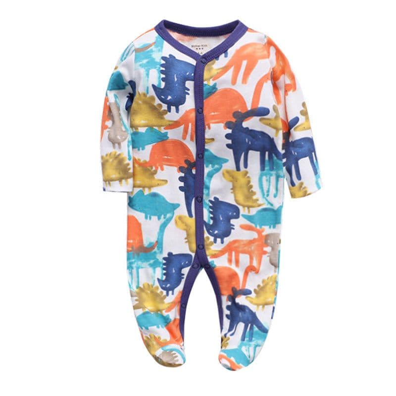 image-Baby Romper - Pink Long Sleeve Cotton 12M