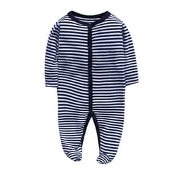 image-Baby Romper - Pink Long Sleeve Cotton 12M