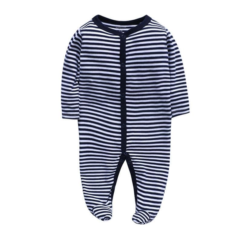 image-Baby Romper - Pink Long Sleeve Cotton 12M
