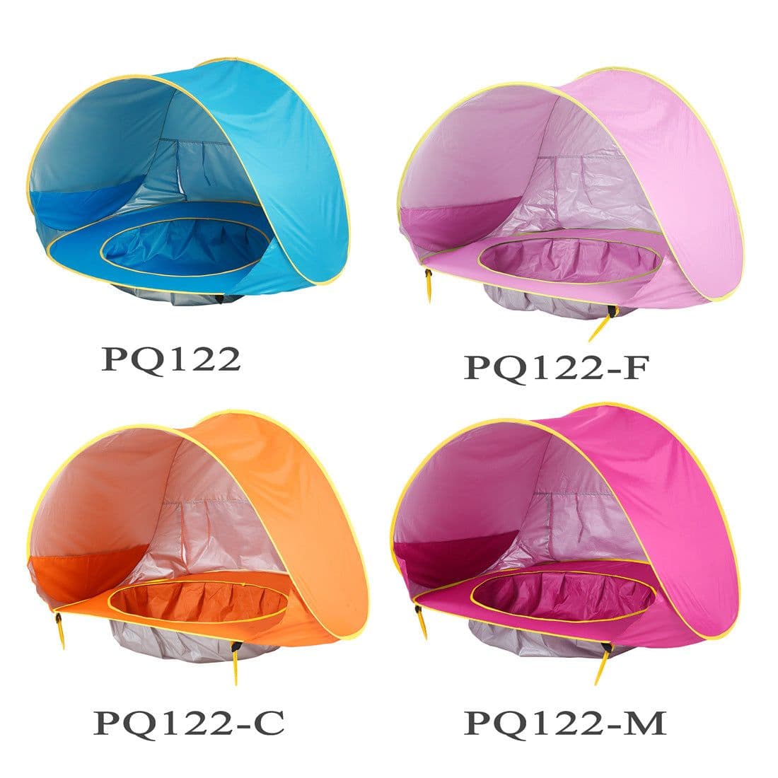 image-Children's Tent 117x79x70cm Foldable Beach Pool