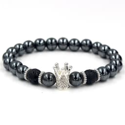 image-Black Iron Stone Lion Head Leopard Head Crown