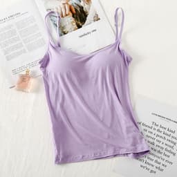 image-Modal Camisole with Chest Pad - Women's Bra-Top
