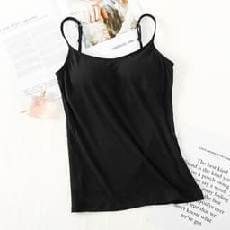 image-Modal Camisole with Chest Pad - Women's Bra-Top