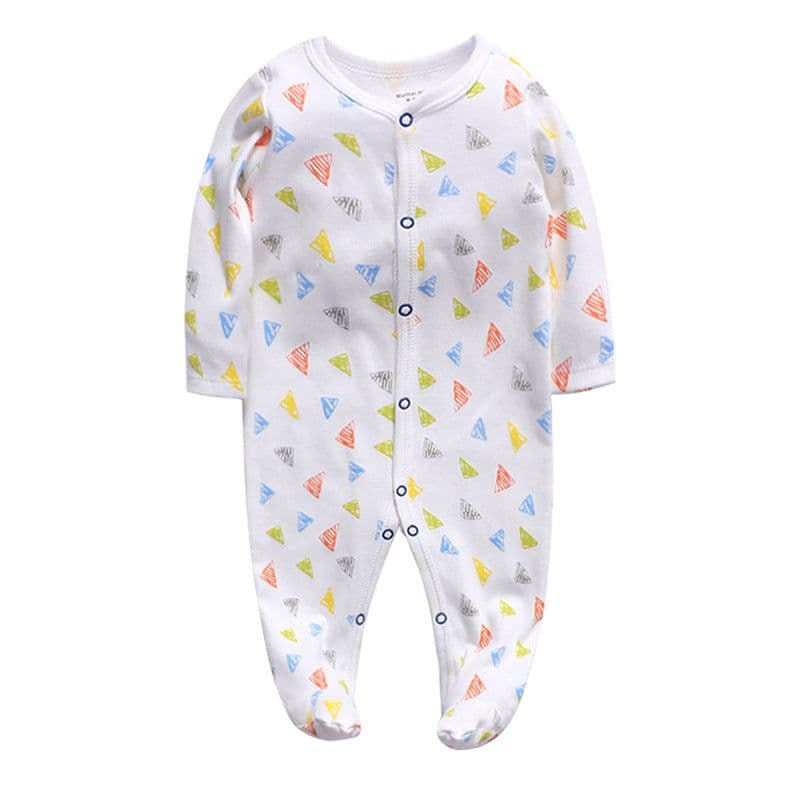 image-Baby Romper - Pink Long Sleeve Cotton 12M