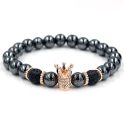 image-Black Iron Stone Lion Head Leopard Head Crown
