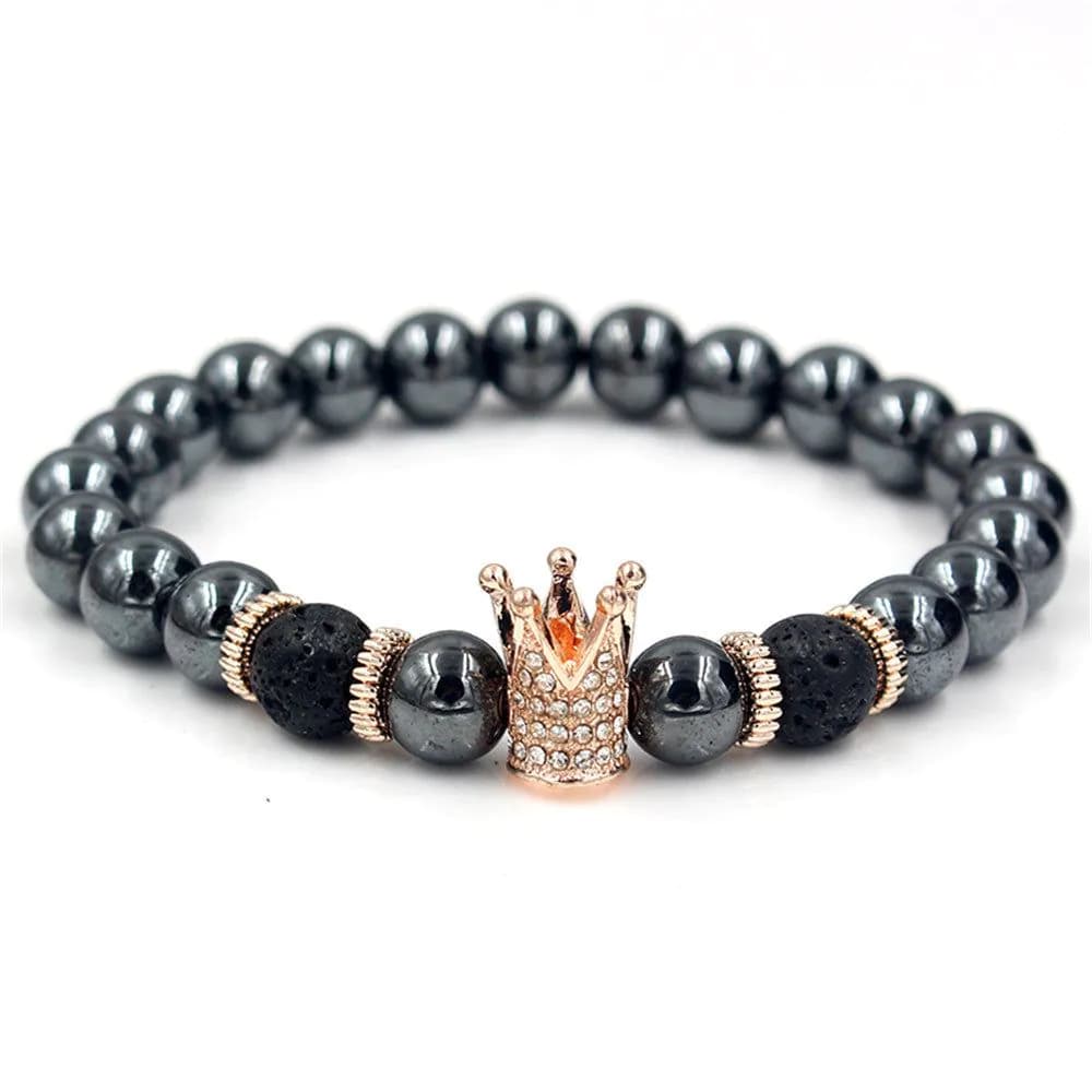 image-Black Iron Stone Lion Head Leopard Head Crown