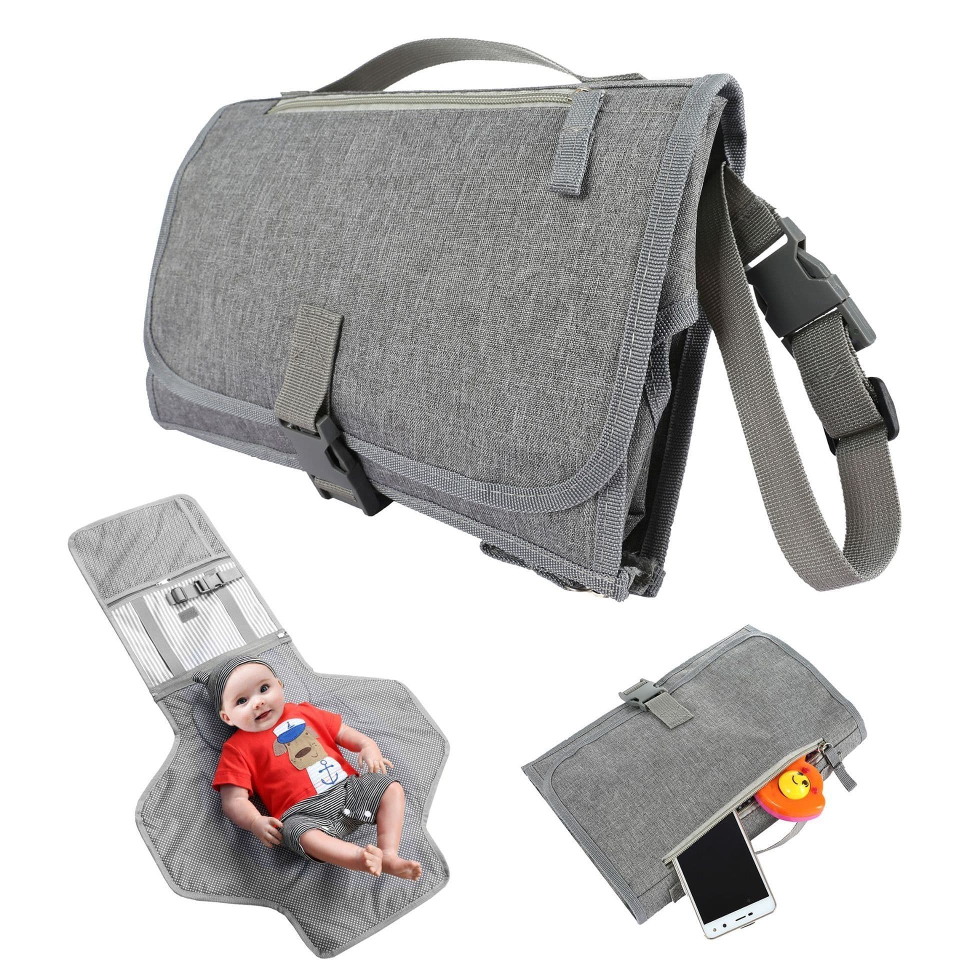 image-Baby out convenient diaper change urine pad waterproof baby diaper Mommy bag