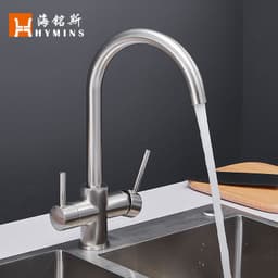 image-Kitchen Faucet - 3-in-1 Hot Cold Water Purifier Copper