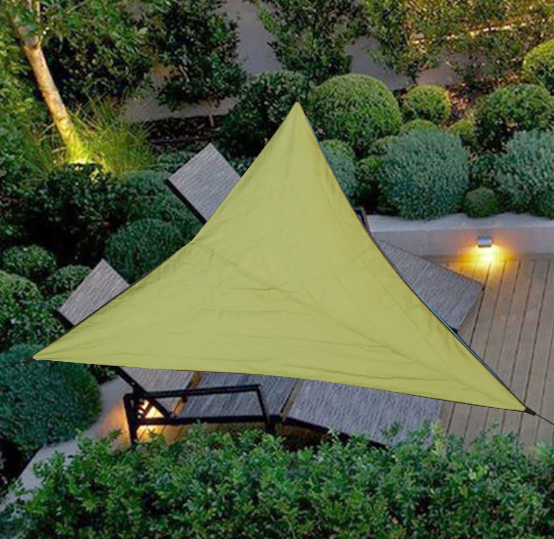 image-Outdoor triangle canopy 3M4M6M water-repellent sunscreen awning canopy sunscreen canopy viewing canopy rain cloth
