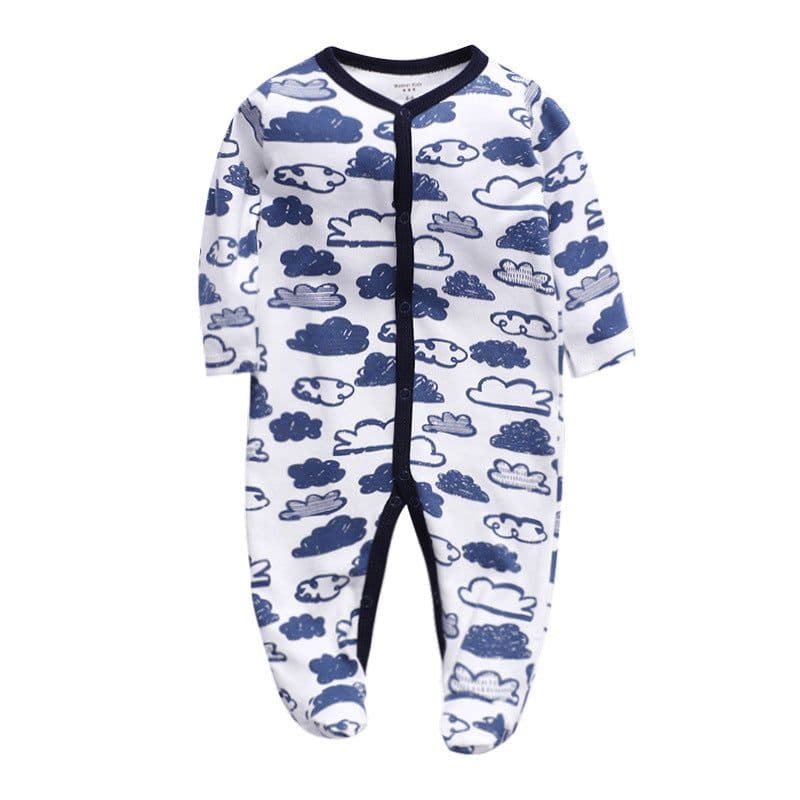 image-Baby Romper - Pink Long Sleeve Cotton 12M
