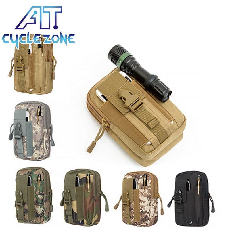 image-Wholesale army fan multi-function waterproof tactical waist bag, outdoor tactical belt, coin purse, mobile phone bag