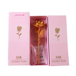 image-24K Gold Leaf Rose - Gift Bouquet