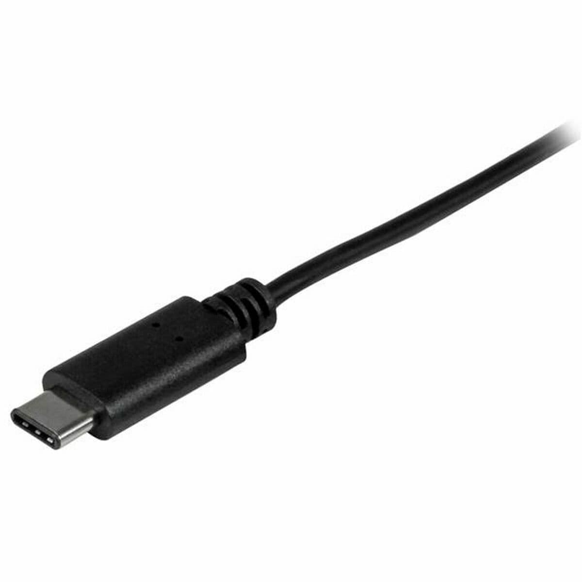 image-USB A to USB C Cable Startech USB2AC1M USB C Black
