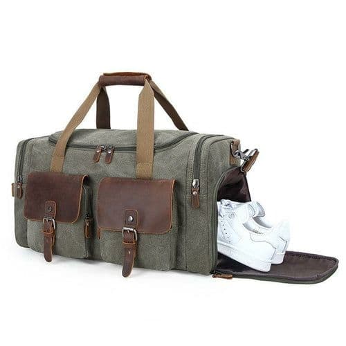 image-High Quality Outdoors Canvas Duffel Bag