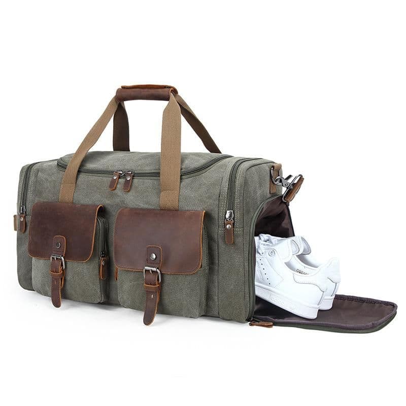 image-High Quality Outdoors Canvas Duffel Bag