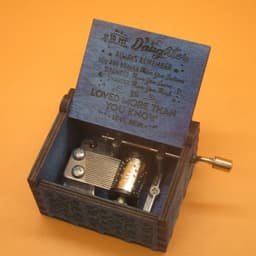 image-Creative Classical Music Box Wooden Handy Music Box Crafts DIY Carving Music Box Wooden Decoration
