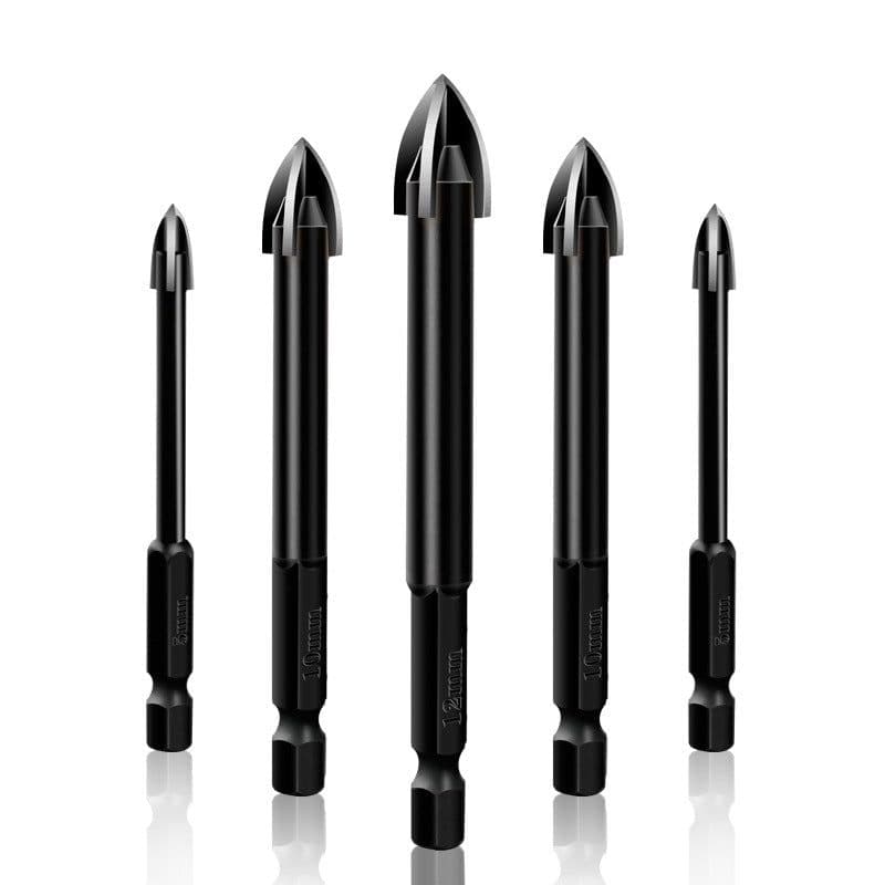image-Seven Craftsmen Carbide Drill Bit Set 7pcs 4-12mm