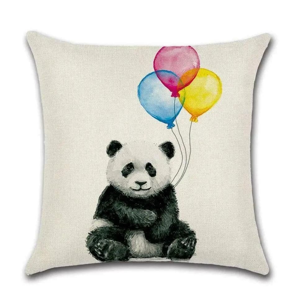 image-Cushion Cover Ballon - Panda
