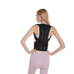 image-Manufacturers supply adult back fixed belt male and female posture correction belt with support plate adjustable hunchback correction belt