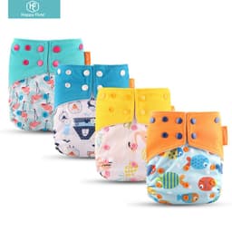 image-Happyflute Cloth Diaper - Waterproof, Anti-Leakage, One Size Fits All