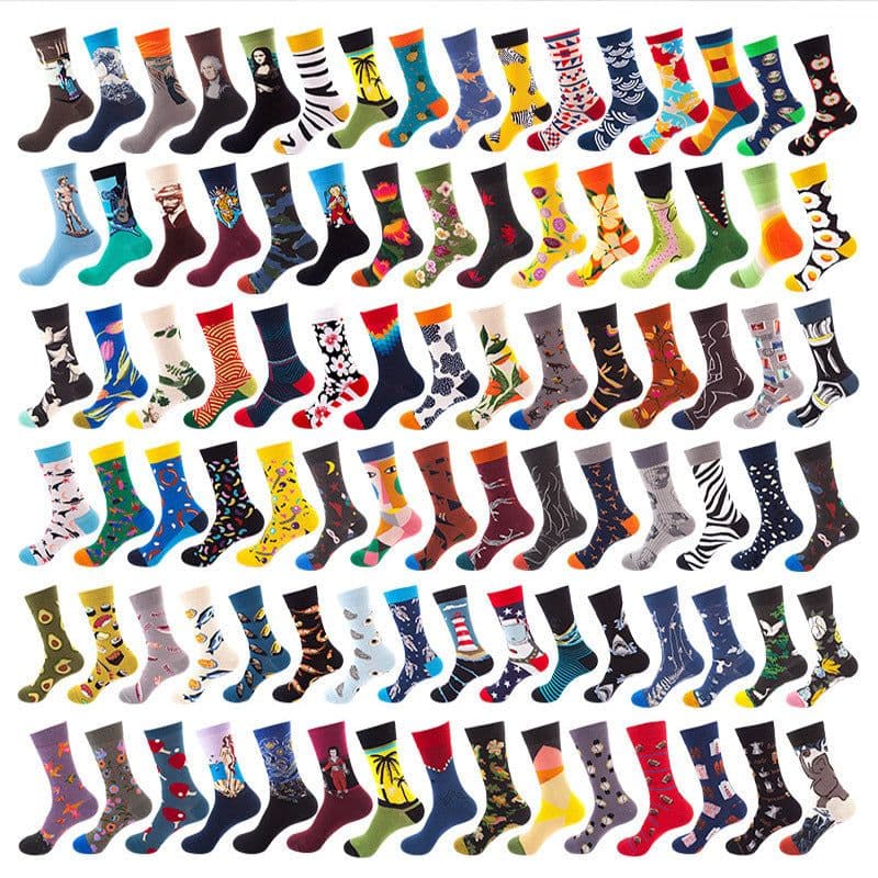 image-Mo Xi Mid-Tube Socks - Cotton Unisex