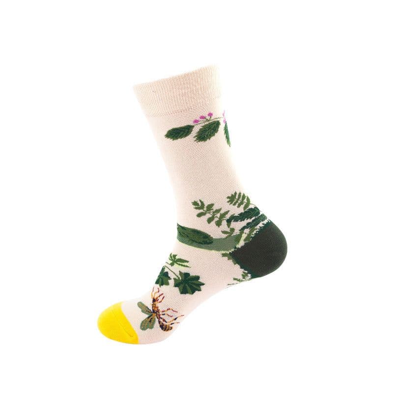 image-Mo Xi Mid-Tube Socks - Cotton Unisex