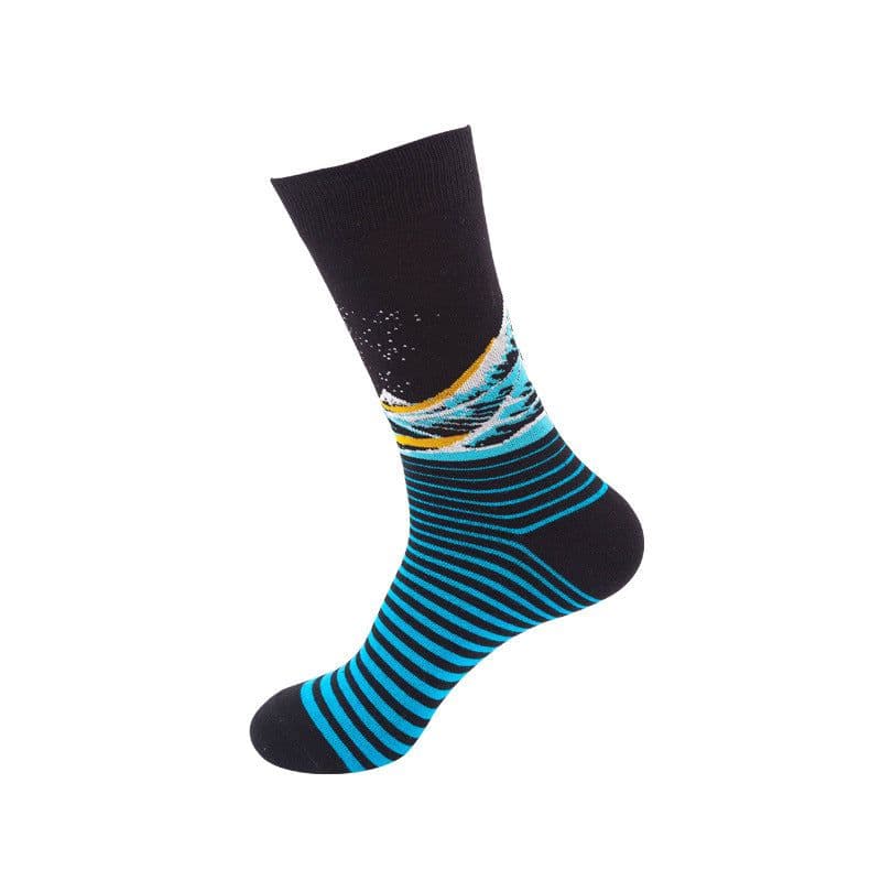 image-Mo Xi Mid-Tube Socks - Cotton Unisex