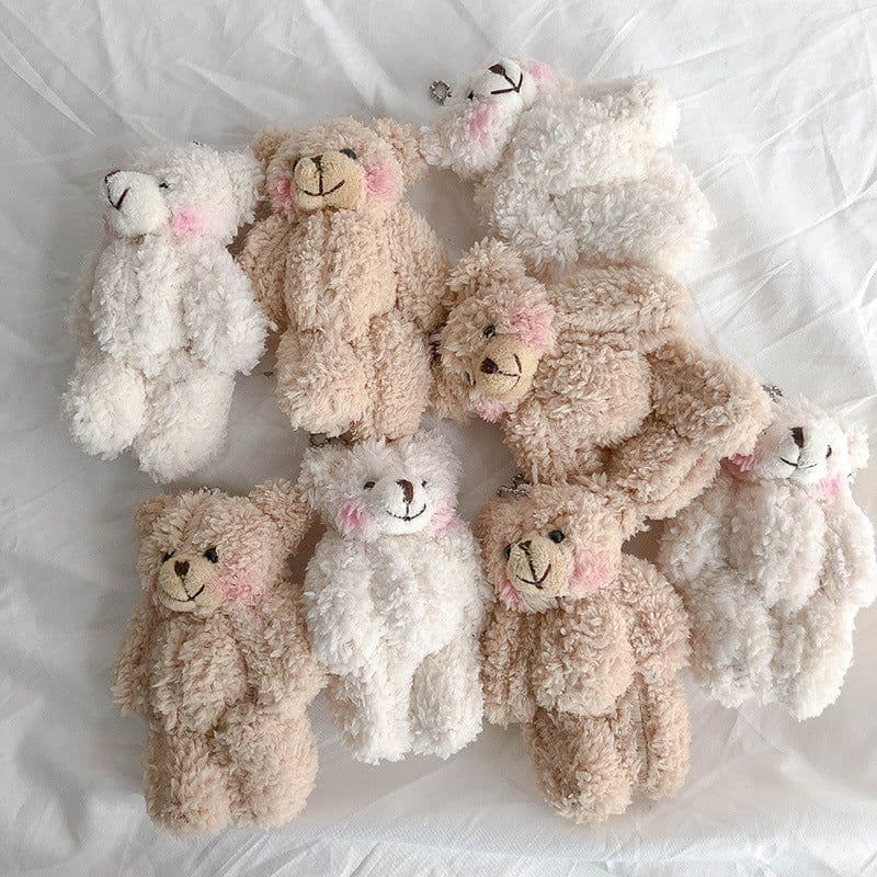 image-Tengyi Youpin 11cm Plush Pendant Doll Keychain Black Ear Puppy