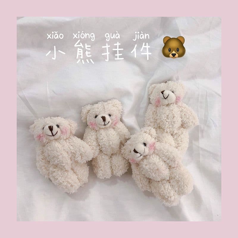 image-Tengyi Youpin 11cm Plush Pendant Doll Keychain Black Ear Puppy