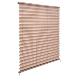 image-VEVOR RV Blinds, 62 in x 32 in, RV Pleated Shades, Polyester Fabric, Easy to Clean and Install, Privacy Protection and Sunlight Blocking, for Camper, Travel Trailer, Motorhome Window, Cappuccino