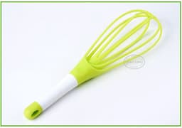 image-Factory direct selling all-plastic manual egg beater plastic handle mixer baking egg pumping kitchen gadgets wholesale