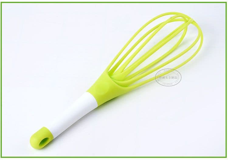 image-Factory direct selling all-plastic manual egg beater plastic handle mixer baking egg pumping kitchen gadgets wholesale