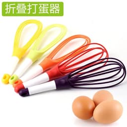 image-Factory direct selling all-plastic manual egg beater plastic handle mixer baking egg pumping kitchen gadgets wholesale