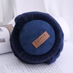 image-Bluetooth Earmuffs Headphones Warm Plush Earmuffs Ure Color Fashion Foldable Soft Simple Adjustable Winter Accessories