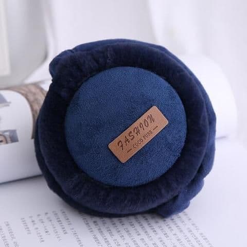 image-Bluetooth Earmuffs Headphones Warm Plush Earmuffs Ure Color Fashion Foldable Soft Simple Adjustable Winter Accessories